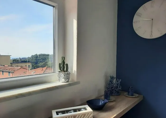 Lägenhet La Terrazza Sul Golfo Dei Poeti Con Vista Mare Pitelli