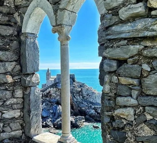 Lägenhet La Terrazza Sul Golfo Dei Poeti Con Vista Mare Pitelli